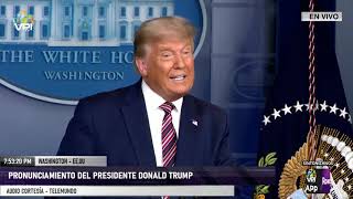 EN VIVO - Presidente Donald Trump habla desde la Casa Blanca sobre las Elecciones de EE.UU