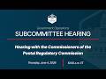 Hearing with the Commissioners of the Postal Regulatory Commission