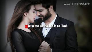 Zara Zara behekta hai Hindi song