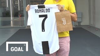 The first EVER Cristiano Ronaldo Juventus shirt