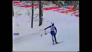 TELESCIANDO IT MONDIALI OBERSTDORF 2005 15KM  TL PILLER COTTRER SU VALBUSA