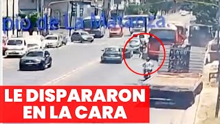 ESQUINA PELIGROSA EN LOMAS DEL MIRADOR: SE RESISTIÓ A QUE LE ROBARAN Y RECIBIÓ UN DISPARO EN LA CARA