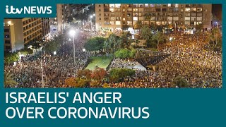 Covid-19: Israelis protest against government’s economic response to coronavirus | ITV News