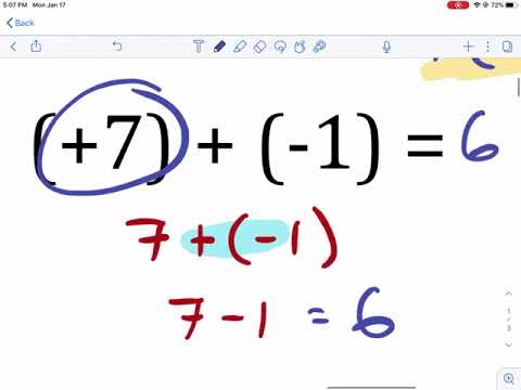 Math Drills Adding Integers Youtube