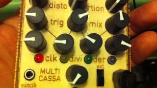 Multi Cassa Drum Machine v Arturia Microbrute analog synthesizer - ambient Jam