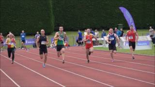 (2017) - National Master T \u0026 F  Championships Mens  Over 35 100m...Video by Jerry Walsh