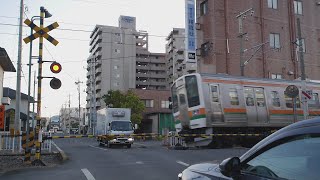 JR信越本線　前橋街道踏切