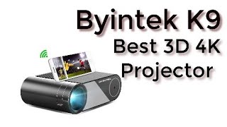 Best 3D 4K Projector - Byintek K9 Review