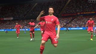 FIFA 22 PS5 - Liverpool last minute goal at Barcelona