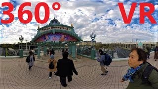 【360度VR】東京ディズニーランド エントランスまで（雨上がり）/【360 ° VR】To Tokyo Disney Land Entrance(Insta360 ONE X)