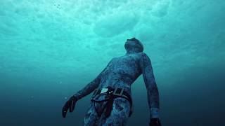 Freediving under the ice of Georgian Bay