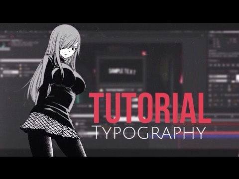 Amv Tutorial Typography Youtube