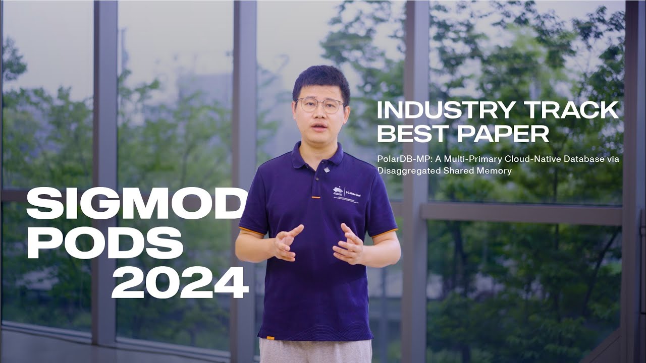 Sigmod 2024 Alibaba Cloud Polardb Mp Youtube