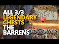 All 3 The Barrens Legendary Chests God Of War Ragnarok