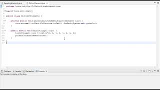 Print Distinct using Java Stream API