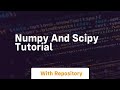 numpy and scipy tutorial