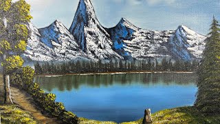 How to paint a mountain-for beginners and intermediate painters
