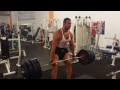 silviu urdea deadlift 300kg x3 127kg bw gym