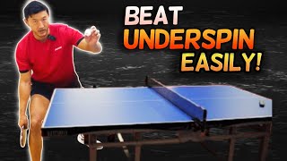 How To Forehand Loop Against Underspin In Table Tennis