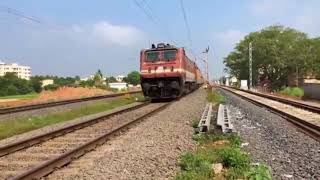 High speed train videos of Indian Railways. Purulia - Villupuram Superfast Express