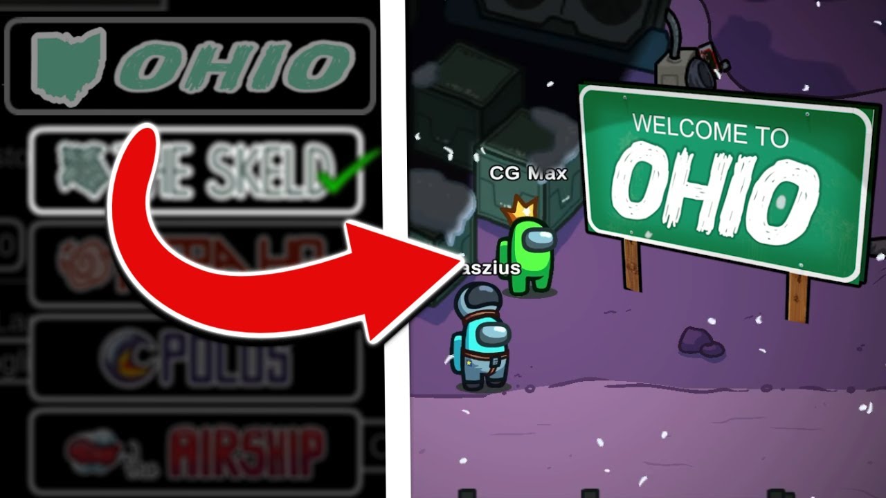 *NEW MAP* Only In Ohio FOUND In Among Us! (Scary) - YouTube