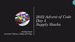 Python Solution - Advent of Code 2022 - Day 05 - Supply Stacks