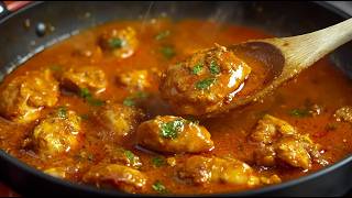 Tender chicken in curry sauce - try it yourself! Your loved ones will definitely ask for more!