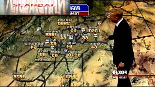 weather Map Goes Crazy Live On the Air