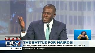 Sakaja, Igathe exchange in a heated session in the inaugural debate