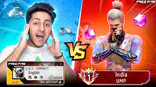 As Gaming Vs India's Top 1 Ump Player Only Ump Challenge - Garena Free Fire