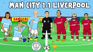 MAN CITY 1-1 LIVERPOOL! (Trent Haaland Goals Highlights Premier League Parody)
