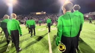 10/10/24 Greenbrier Wolfpack Marching Band Halftime Show at Lakeside Highschool