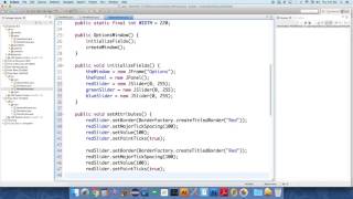 Java Pixel Paint 6 Sliders Intro
