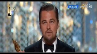 Leonardo DiCaprio Wins The Oscar (HD) Best Actor!