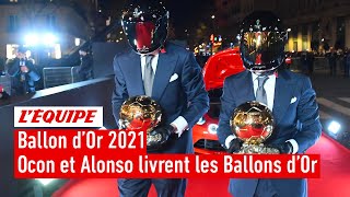 Ballon d'Or 2021 - Quand Esteban Ocon et Fernando Alonso livraient les Ballons d'Or