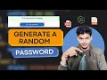 Learn Random Password Generator Using HTML, CSS and JS #css #codeinvent #js #htmlcss