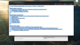 Starting a small SQLite database