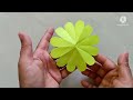 How to make 12 petal flower🎨21  #paperflower  #paperflowerart