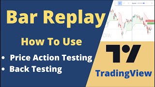 How To Use TradingView Bar/Candle Replay || Basics of Backtesting || PriceAction backTesting