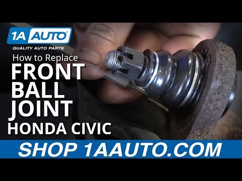 How to Replace Install Front Ball Joint 2001-05 Honda Civic How to Replace Install Front Ball Joint 2001-05 Honda Civic