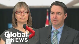 COVID-19: Alberta health minister says current wave "receding" in the province | FULL