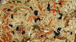 chinese style chicken noodles |spaghetti |recipe by cook with hania
