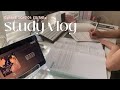 study vlog 🤍 last weeks of the term, assessments, online school ✧