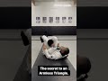 Armless Triangle Secrets. #jiujitsu #jvjiujitsuacademy