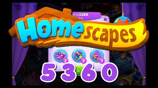 ホームスケープス LEVEL 5360  Homescapes Level 5360 No booster No coin 攻略（ハード）