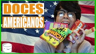 EXPERIMENTANDO DOCES AMERICANOS E DESAFIO CHUBBY BUNNY | MoriMura