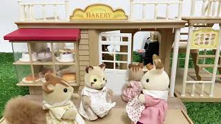 Sylvanian Families Set up Bakery (シルバニアファミリー パン屋さん)