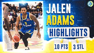 Highlights: Jalen Adams (10 points) vs Hapoel Eilat | המהלכים של ג'יילן אדאמס בניצחון באילת