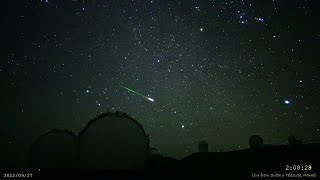 ハワイ・マウナケア星空ライブカメラ 2022年9月26-27日の流星ダイジェスト/Good Meteors over Maunakea, Hawaii, 27 Sep 2022 UT