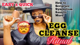 🤨How to do an Easy 🥚Egg Cleanse| #ritual #spells #hoodoo #spiritualprotection #howto #tutorial